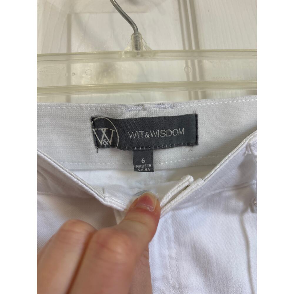 Wit & Wisdom NWT Absolution Slimming White Cuffed… - image 5